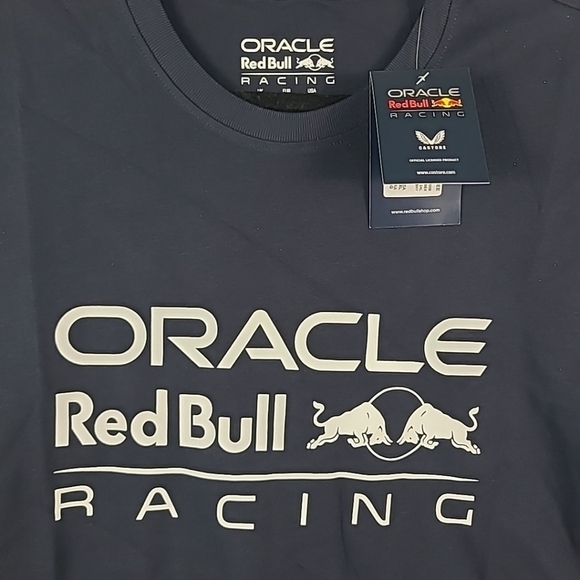 Castore Oracle Red Bull Racing Unisex Team T-Shirt Navy Official Licensed Sz 2XL - Picture 2 of 7